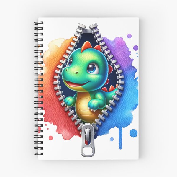 Item preview, Cute Dinosaur Zipper Shirt, 3D Dino Peek Graphic Tee, Colorful Cartoon Dinosaur T-Shirt, Kids Dino Lover Gift, Funny Dinosaur Art designed and sold by LunarPixel art.