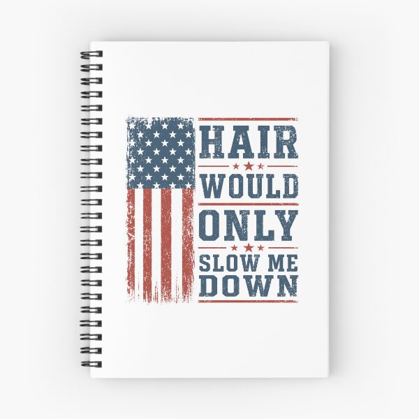 Item preview, Hair Would Only Slow Me Down USA Flag designed and sold by Randomera.