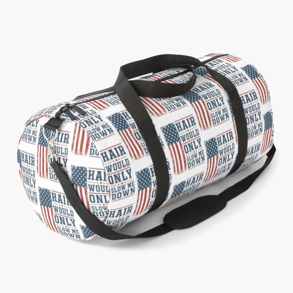 Item preview, Hair Would Only Slow Me Down USA Flag designed and sold by Randomera.