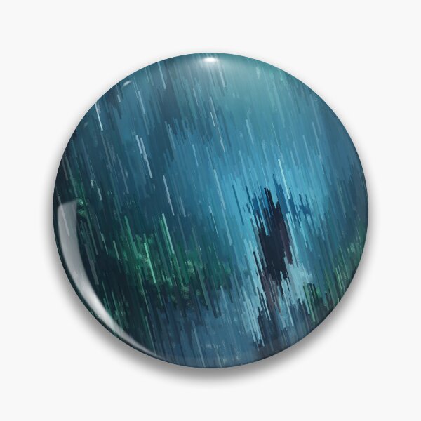 Item preview, Rain In the Blue Forest Gloom designed and sold by Ellia Arts.