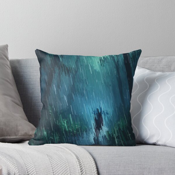 Item preview, Rain In the Blue Forest Gloom designed and sold by Ellia Arts.