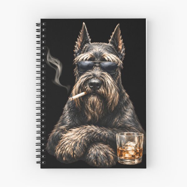 Item preview, Schnauzer Boss Dog Sunglasses Vintage Dog Lover designed and sold by JerdbordinShop.