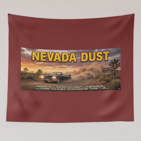 Artikelvorschau, ROAD-FILMPLAKAT NEVADA DUST 1969 entworfen und verkauft von VERYOLDROAD BY AXTON BROWNING .