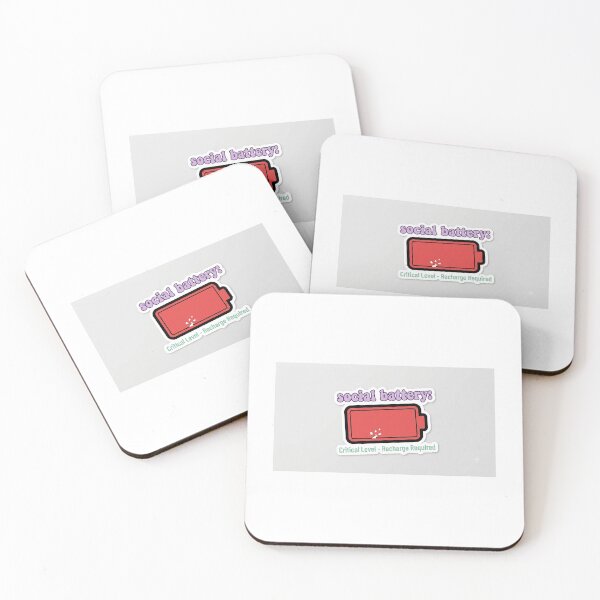 Item preview, Social Battery Critical Level Funny Gen Z Sticker designed and sold by Badboybishnoi.