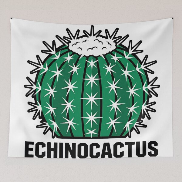 Item preview, Minimalist White Spine Echinocactus Geometric Vector Logo designed and sold by GreenDivisionJP.