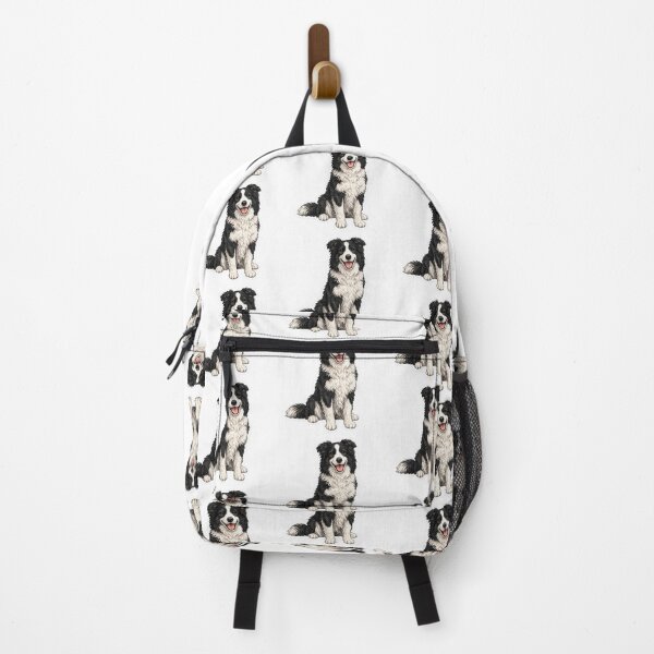 Item preview, Border Collie Dog black and white designed and sold by BackgroundND.