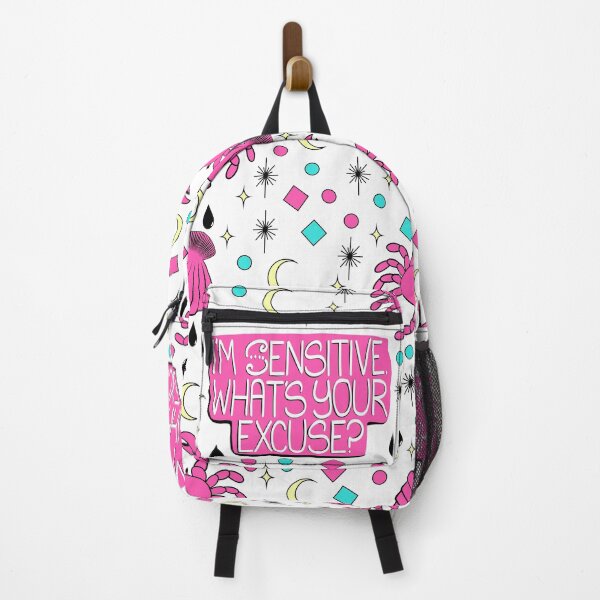Item preview, Cancer Zodiac Pattern. I’m Sensitive What’s Your Excuse. Funny Water Sign Astrology Crab Print designed and sold by TaaLoveDesigns.