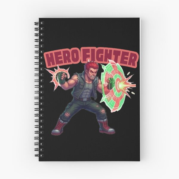 Item preview, Retro Hero Fighter with Tech Shield designed and sold by RamjoVerse.