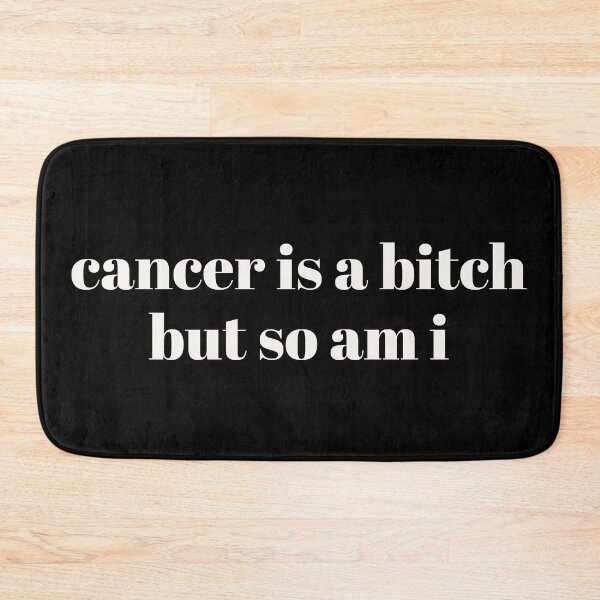 Item preview, Cancer Is A Bitch So Am I, Cancer Awareness, Cancer Survivor, Snarky Cancer, Breast Cancer  designed and sold by toongstudio.