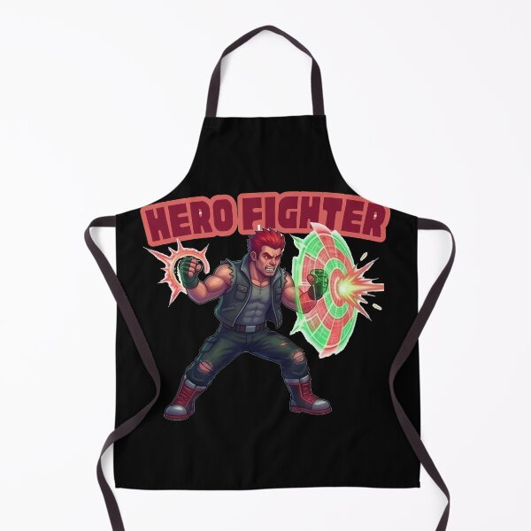 Item preview, Retro Hero Fighter with Tech Shield designed and sold by RamjoVerse.