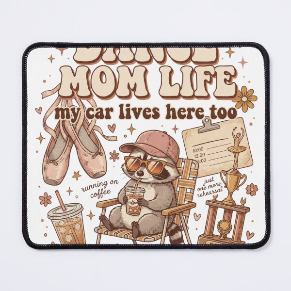 Item preview, Dance Mom Life T-Shirt ? Funny Dance Mom Gift | My Car Lives Here Too Shirt | Ballet Competition Mom Tee designed and sold by LunarPixel art.