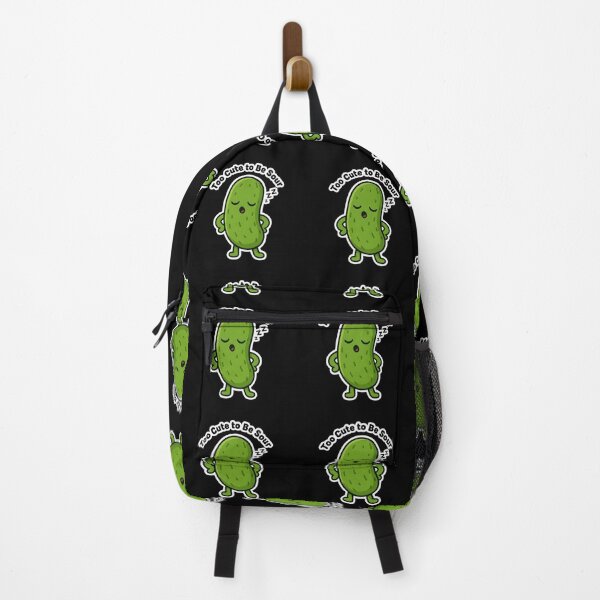 Item preview, Too Cute To Be Sour – Sleepy Pickle Meme | Cute Food Pun Sticker & T-Shirt Gift designed and sold by Basma Designs | Retro, Kawaii Shirts & Stickers.