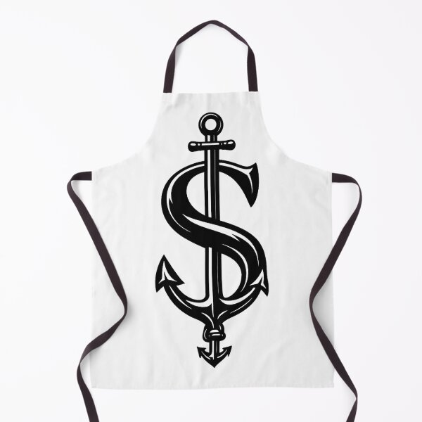 Item preview, Trident Dollar Sign – Dark Minimalist Graphic designed and sold by Rolta.