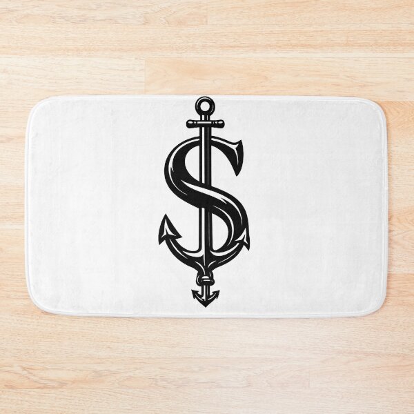 Item preview, Trident Dollar Sign – Dark Minimalist Graphic designed and sold by Rolta.
