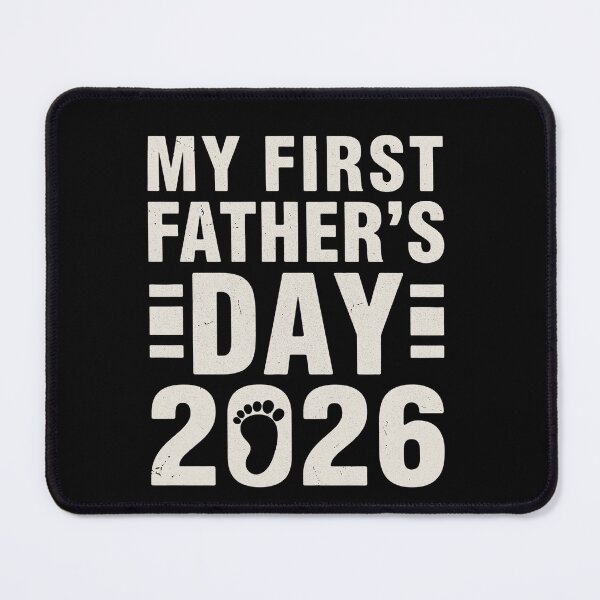 Item preview, My First Father's Day 2026 - New Dad Baby Footprints designed and sold by SweetWhimsyHub.