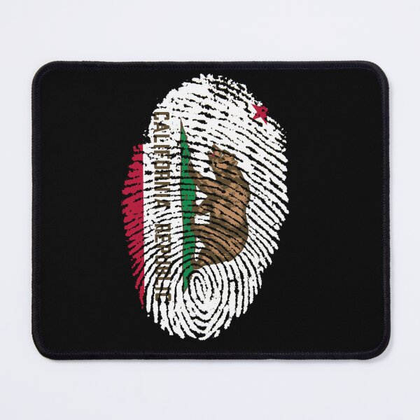 Item preview, California Flag Fingerprint designed and sold by Beluga Cat.