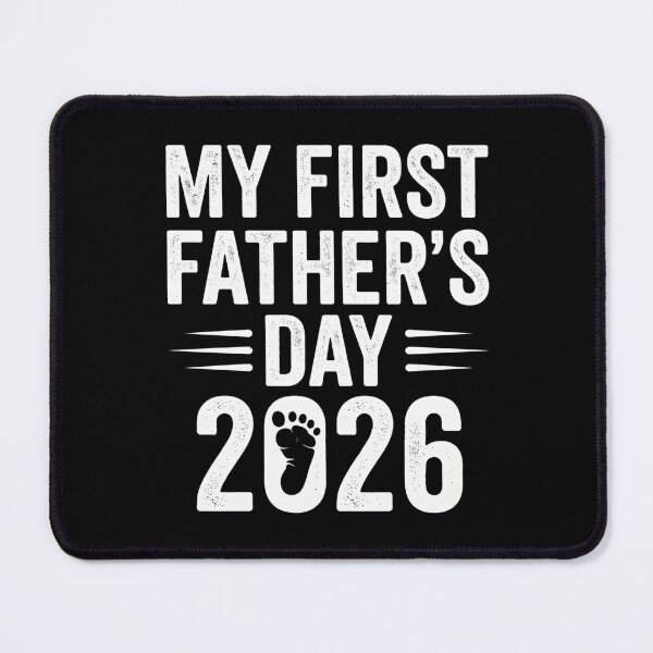 Item preview, Copy of My First Father's Day 2026 - New Dad Baby Footprints designed and sold by SweetWhimsyHub.