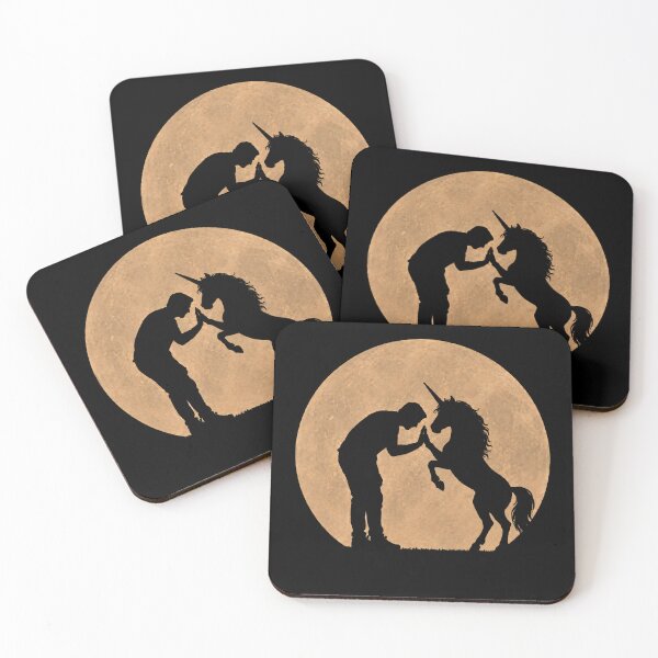 Item preview, Funny Unicorn Fathers Day Full Moon Mom Dad Kids designed and sold by FurryHavenPH.