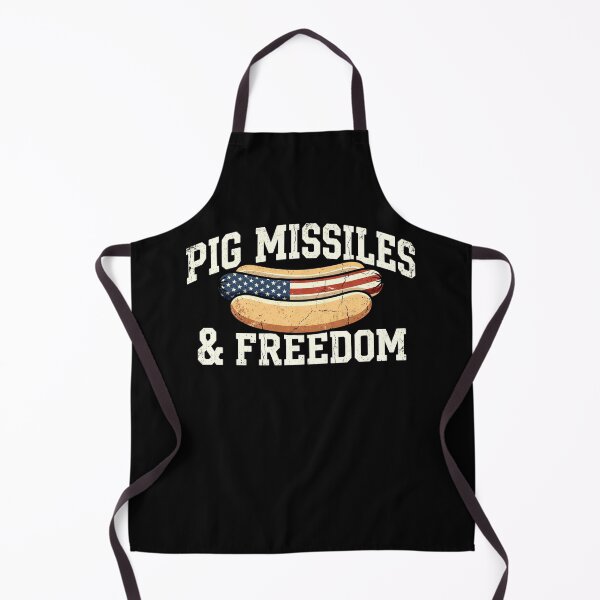 Item preview, Pig Missiles And Freedom Funny Hot Dog American Flag 4th Of July designed and sold by ArcaneArtistry.