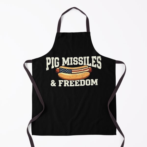 Item preview, Pig Missiles And Freedom Funny Hot Dog American Flag 4th Of July designed and sold by ArcaneArtistry.