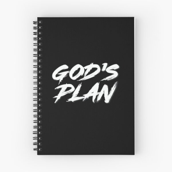 Item preview, Bold “God’s Plan” Brushstroke Typography | Faith‑Inspired Minimalist Black & White Design designed and sold by Bright Nest Studio.