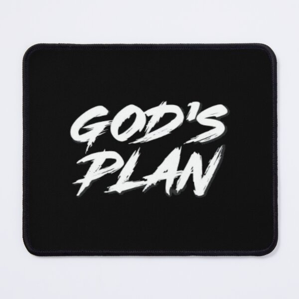 Item preview, Bold “God’s Plan” Brushstroke Typography | Faith‑Inspired Minimalist Black & White Design designed and sold by Bright Nest Studio.