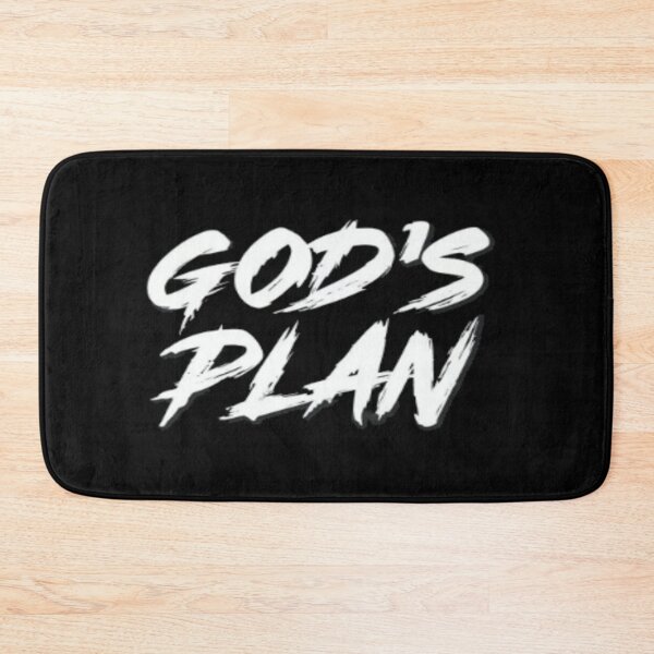 Item preview, Bold “God’s Plan” Brushstroke Typography | Faith‑Inspired Minimalist Black & White Design designed and sold by Bright Nest Studio.