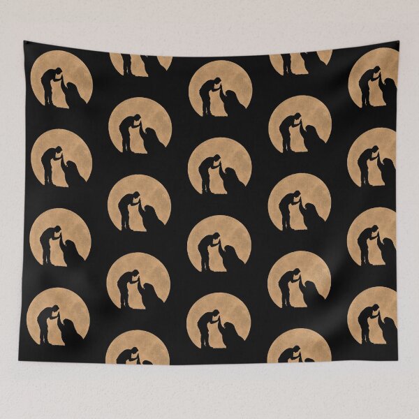 Item preview, Funny Walrus Fathers Day Full Moon Mom Dad Kids designed and sold by FurryHavenPH.