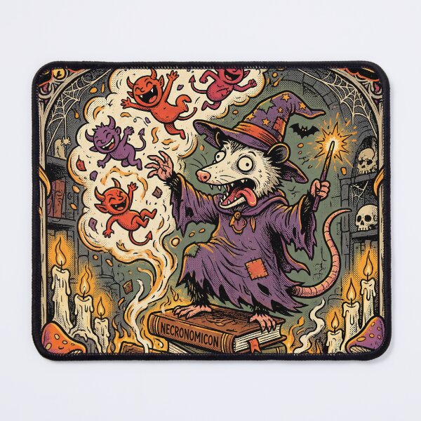 Item preview,  Possum Wizard Accidentally Summoning Demons designed and sold by Dream Capsules.