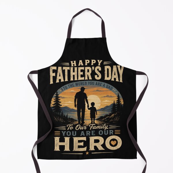 Item preview, Happy Father's Day – You Are Our Hero Vintage Sunset designed and sold by jcsstore.