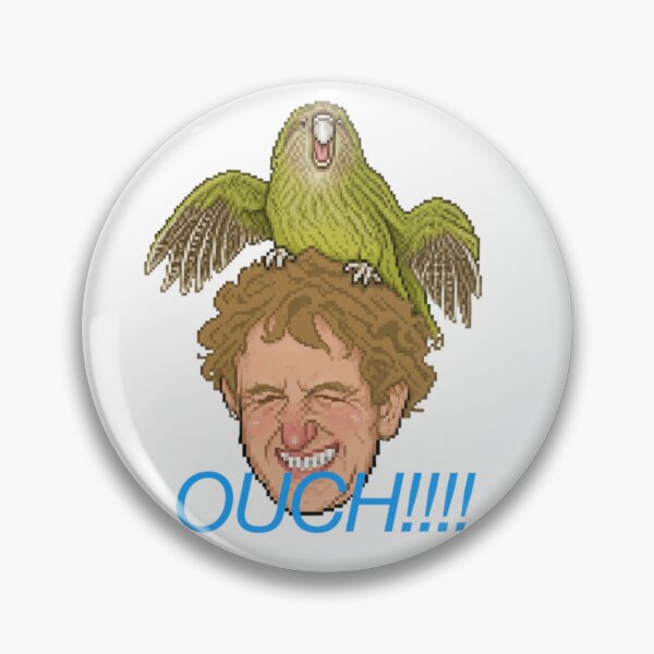 Item preview, OUCH!!!! Kakapo on My Head designed and sold by Pixel Animal.