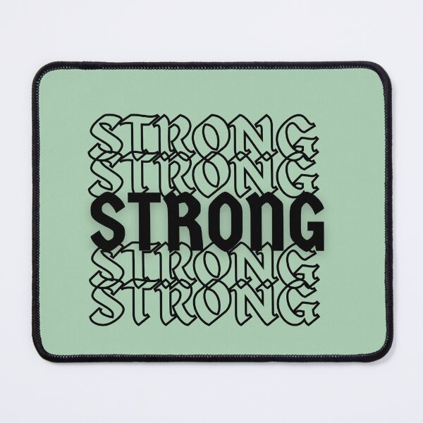 Item preview, Strong Motivational Typography Word Design designed and sold by TheReezeStudio.