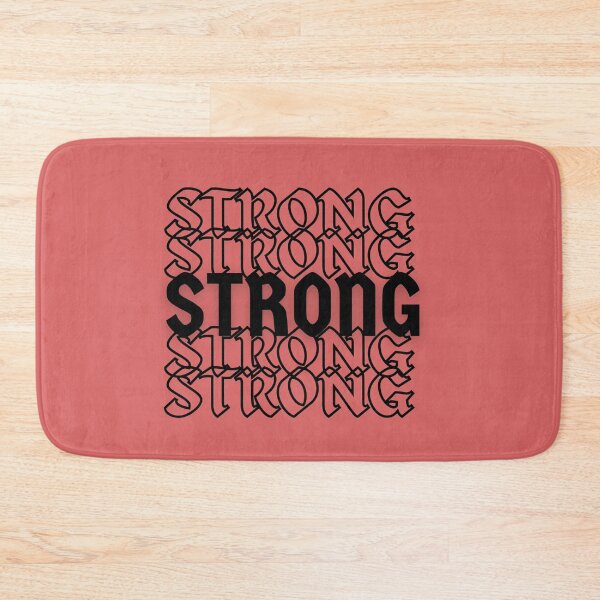 Item preview, Strong Motivational Typography Word Design designed and sold by TheReezeStudio.