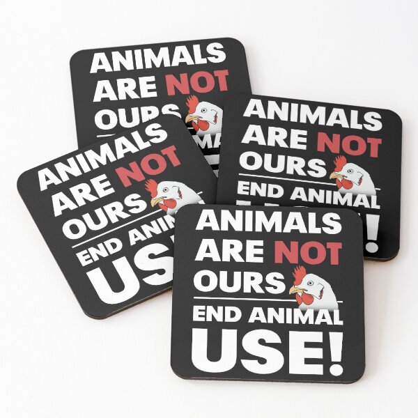 Item preview, Animals are not ours - End animal USE (for dark backgrounds) designed and sold by ArseniForFreedom.