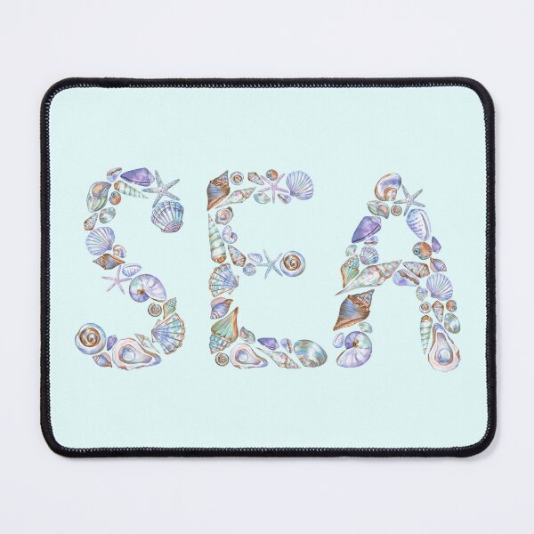 Item preview, Sea Word Created from Seashells designed and sold by Flowersforbear.