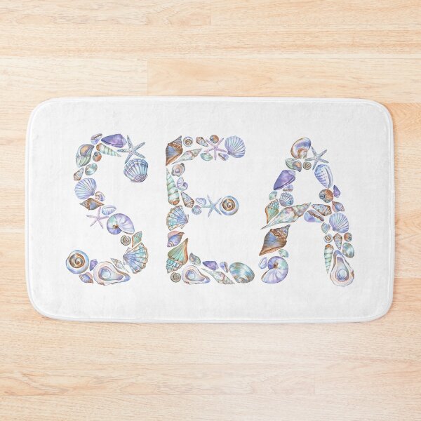 Item preview, Sea Word Created from Seashells designed and sold by Flowersforbear.