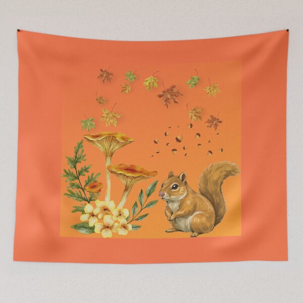 Item preview, Autumn Squirrel and Chante designed and sold by DidiDesignShop.