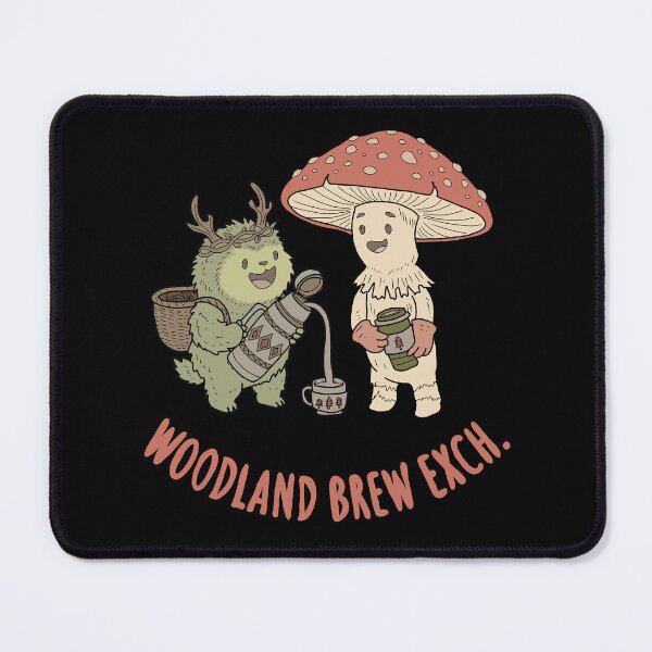 Item preview, Woodland Brew Exchange Mushroom and Forest Creature designed and sold by LeshanArt.
