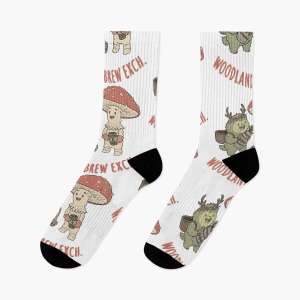 Item preview, Woodland Brew Exchange Mushroom and Forest Creature designed and sold by LeshanArt.