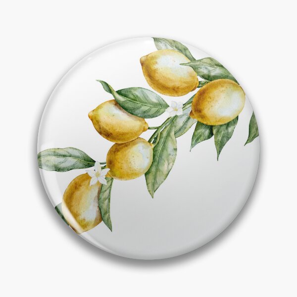 Item preview, Watercolor Lemon Branch Mediterranean Style designed and sold by Alisles.