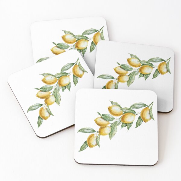 Item preview, Watercolor Lemon Branch Mediterranean Style designed and sold by Alisles.