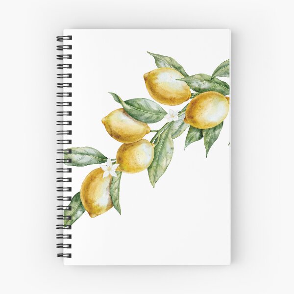 Item preview, Watercolor Lemon Branch Mediterranean Style designed and sold by Alisles.
