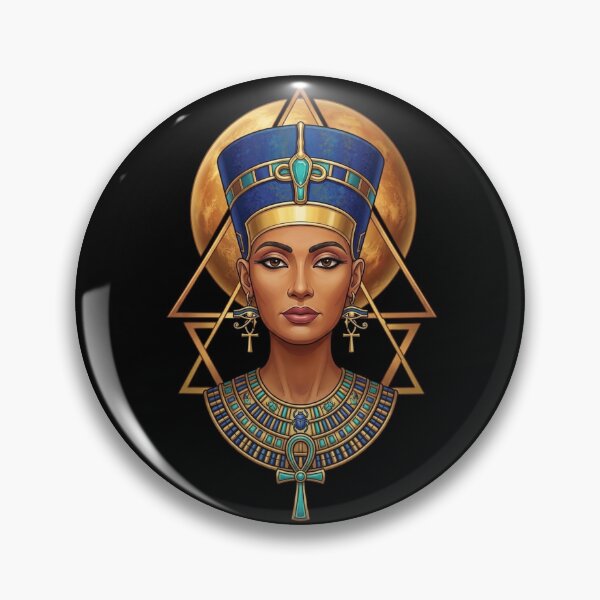 Item preview, Nefertiti Queen of Ancient Egypt Royal Egyptian Beauty and Power Art designed and sold by Queen Cleopatra.