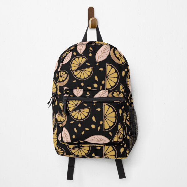 Item preview, Hand Drawn Citrus Batik Pattern - Amalfi Lemon Mustard Black Boho designed and sold by Graphroad.