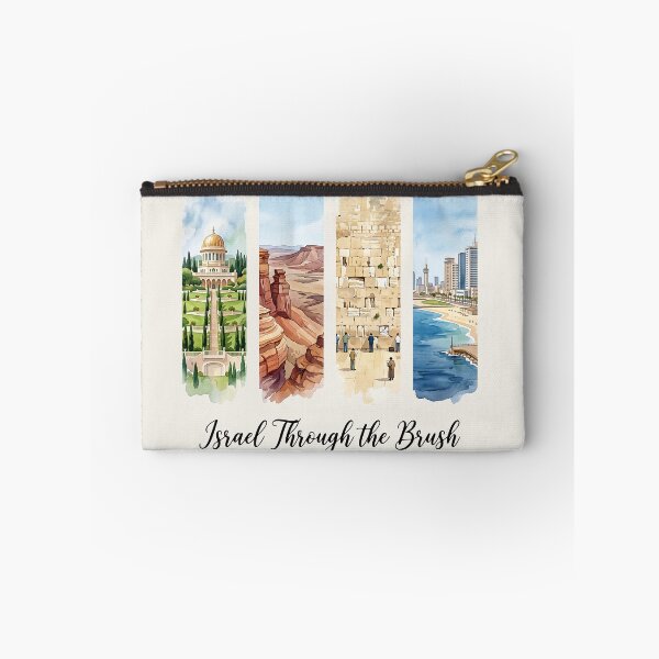 Item preview, Israel Through The Brush Minimalist Watercolor Art designed and sold by HeHeStudio.