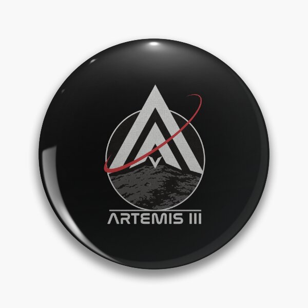 Item preview, Artemis 3 Lunar Mission Inspired Space Emblem designed and sold by sandrabhlpa.
