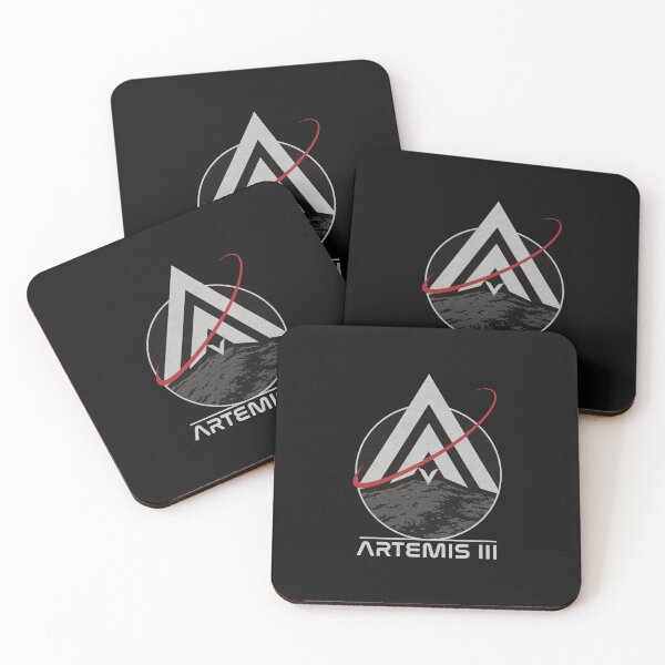 Item preview, Artemis 3 Lunar Mission Inspired Space Emblem designed and sold by sandrabhlpa.