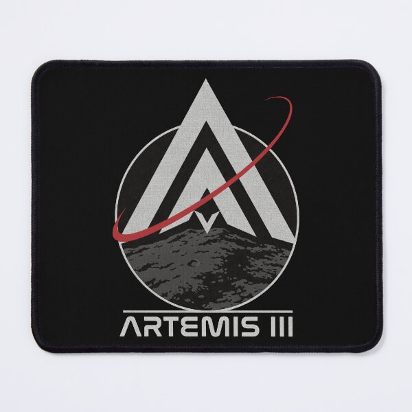 Item preview, Artemis 3 Lunar Mission Inspired Space Emblem designed and sold by sandrabhlpa.