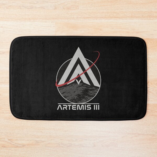 Item preview, Artemis 3 Lunar Mission Inspired Space Emblem designed and sold by sandrabhlpa.