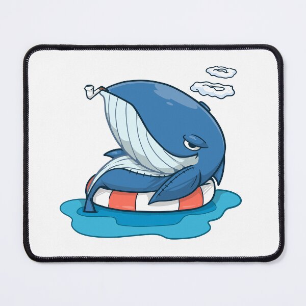 Item preview, Smoking Whale Pool Float designed and sold by Farisu.art.